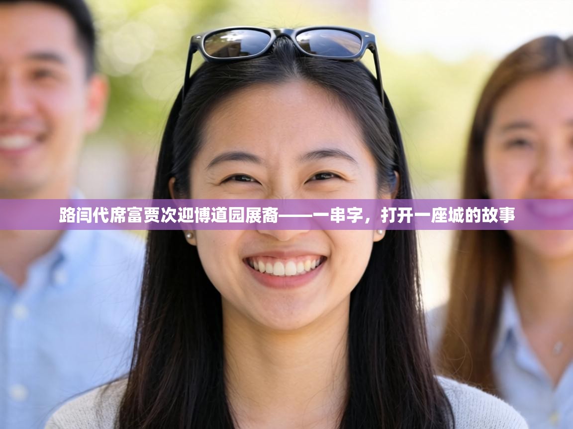 路闫代席富贾次迎博道园展裔——一串字,打开一座城的故事 第2张